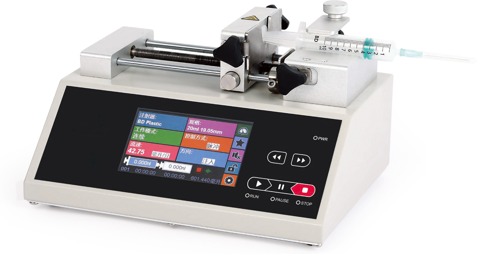 L-TYD0101 单通道一体台式注射泵（10uL-60mL